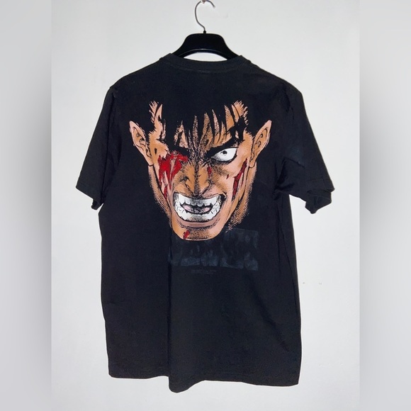 Berserk Anime Tee L 1/1 Demon Forbids Bootleg UNI Manga JP​​ - Picture 3 of 8